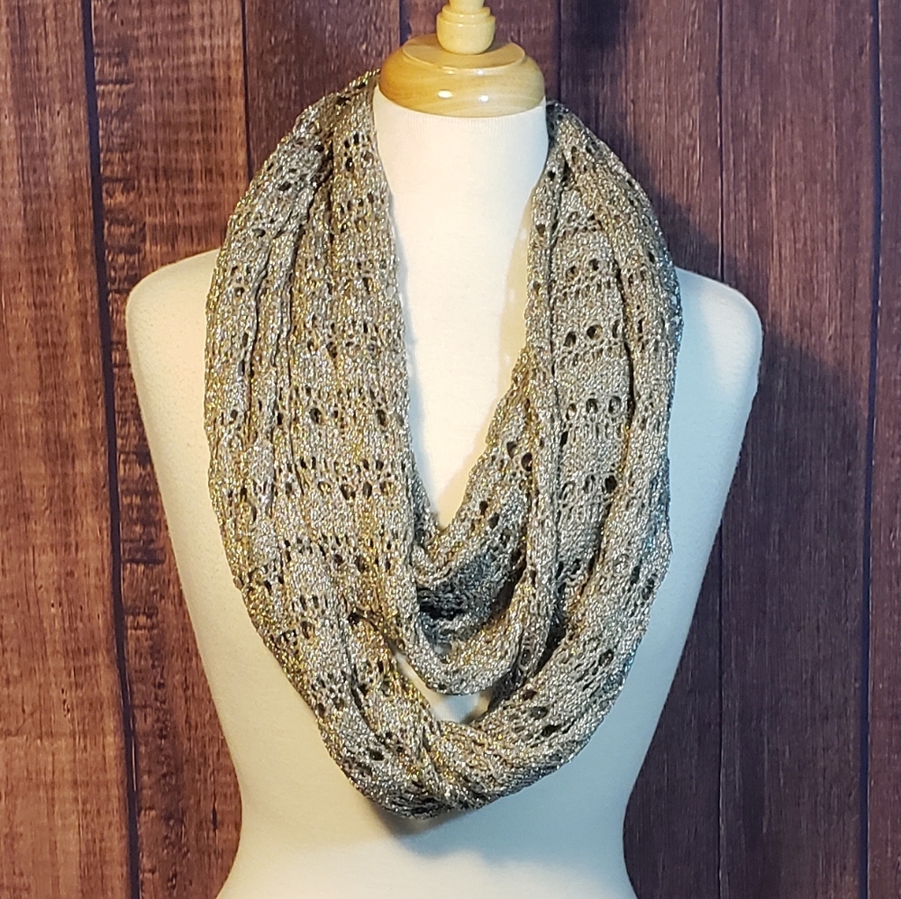 Maurices Metallic Infinity Scarf